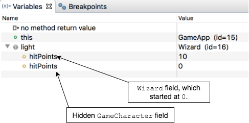 Hidden instance field
