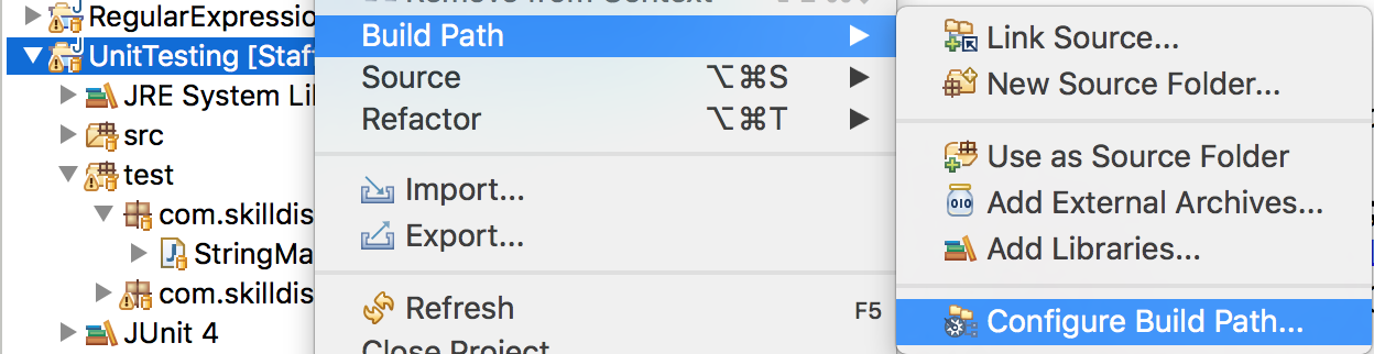Configure Build Path