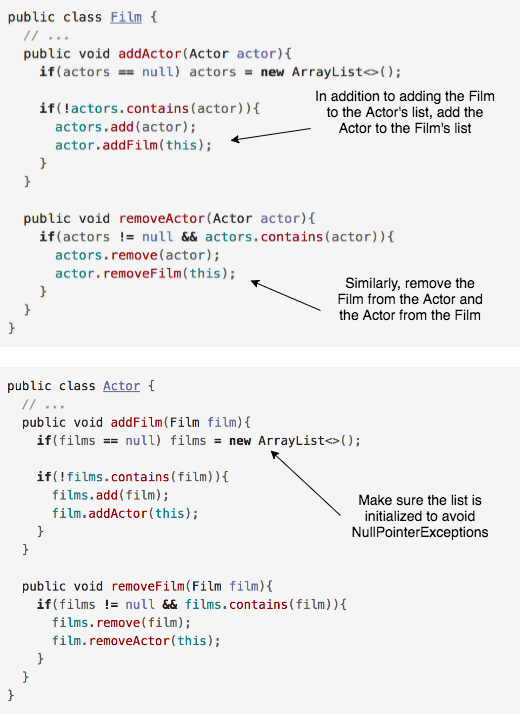 Add and Remove methods